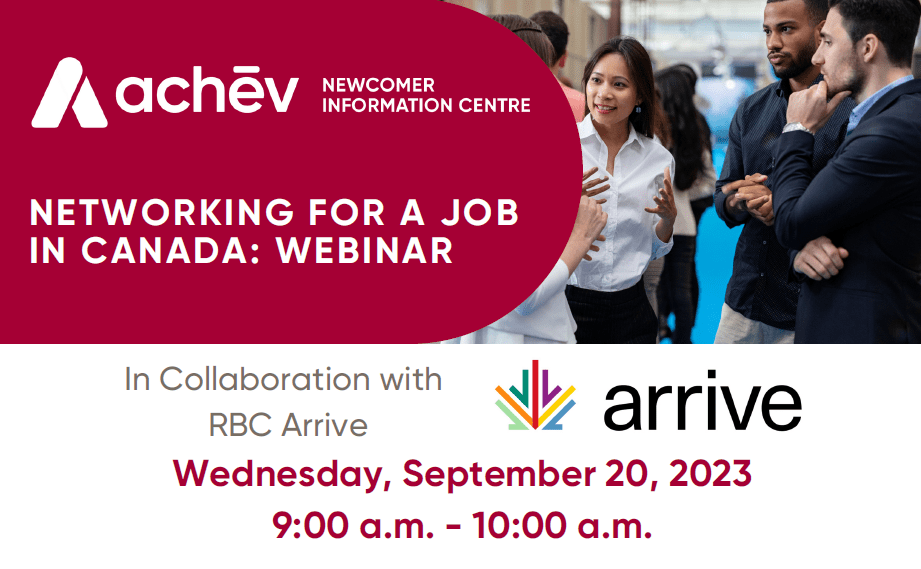 Networking for a job in Canada webinar — NIC Online